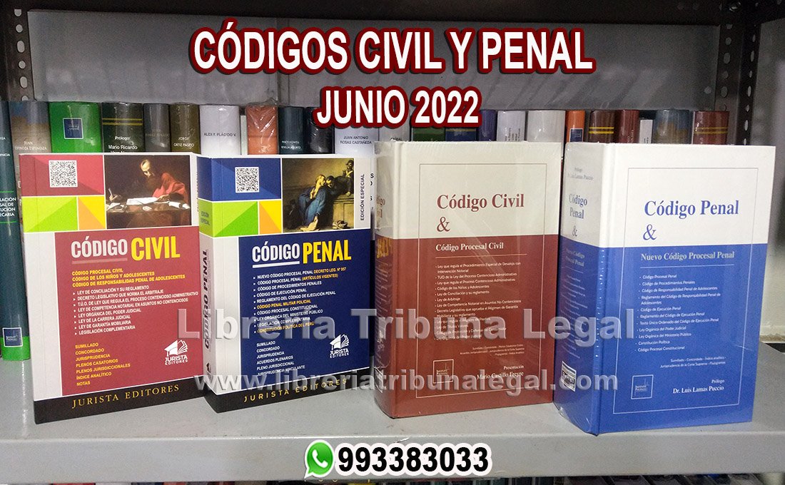 📘📙📗 PACK CÓDIGOS CIVIL Y PENAL... - Librería Tribuna Legal | Facebook