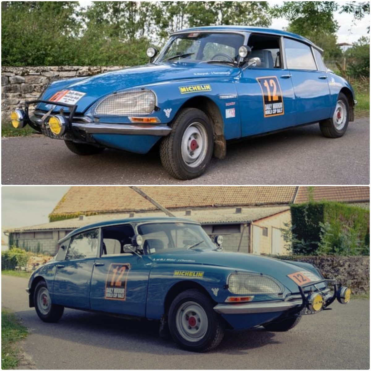 Year 1972 Acropolis Rally Walter Lux / Kurt Nestinger - Citroen DS 21