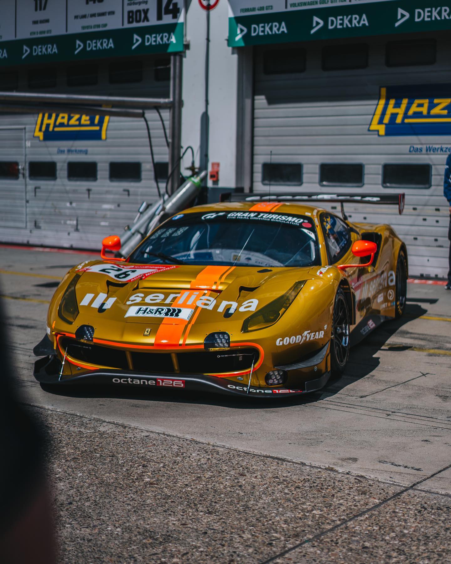 Luca Ludwig - The @octane126 Ferrari #488 GT3 in the...