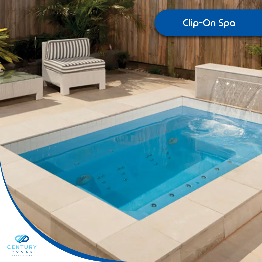 The Clip-On Spa can be... - Century Pools Queensland | Facebook