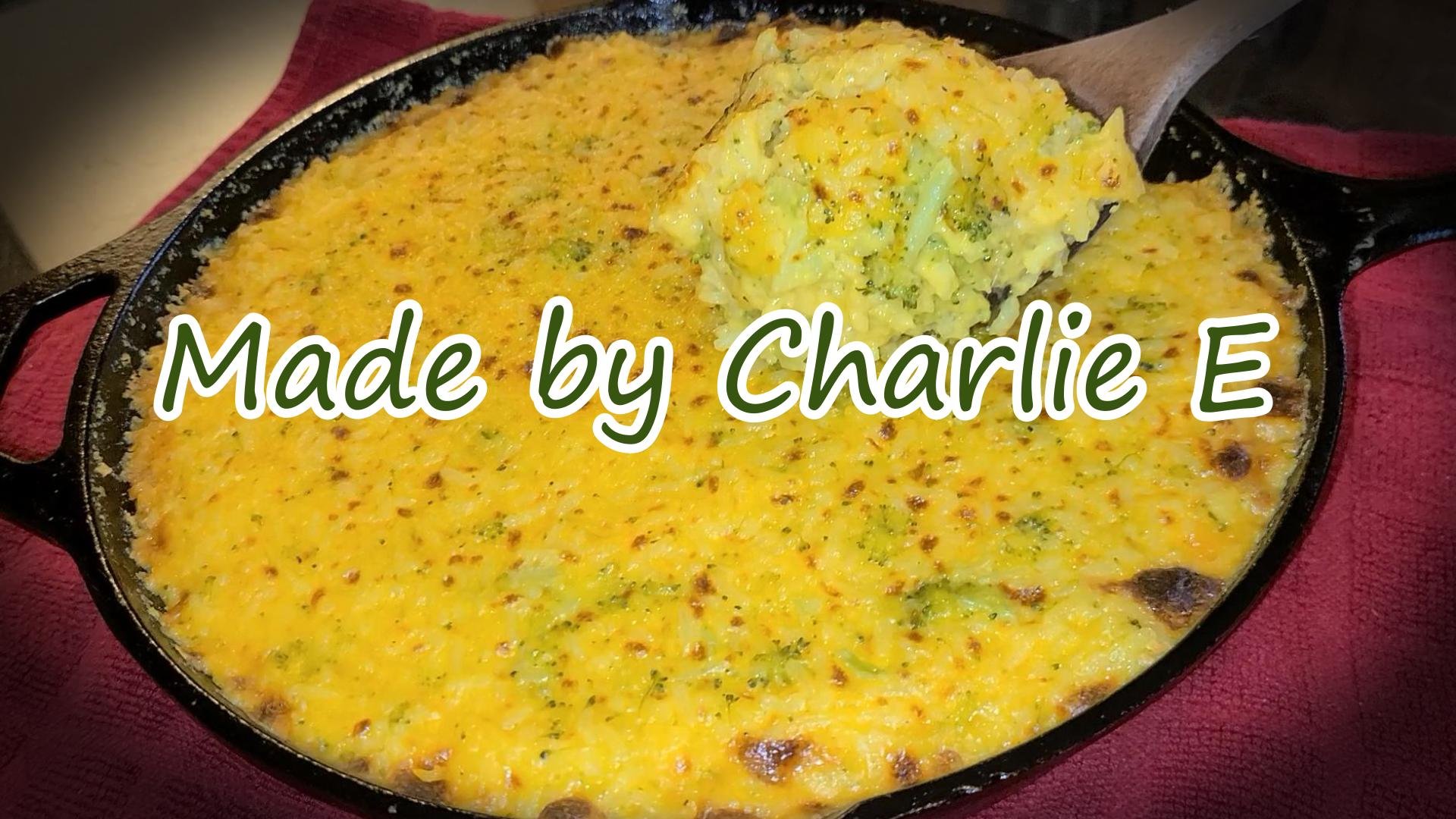 Broccoli and cheese rice... - Charlie 