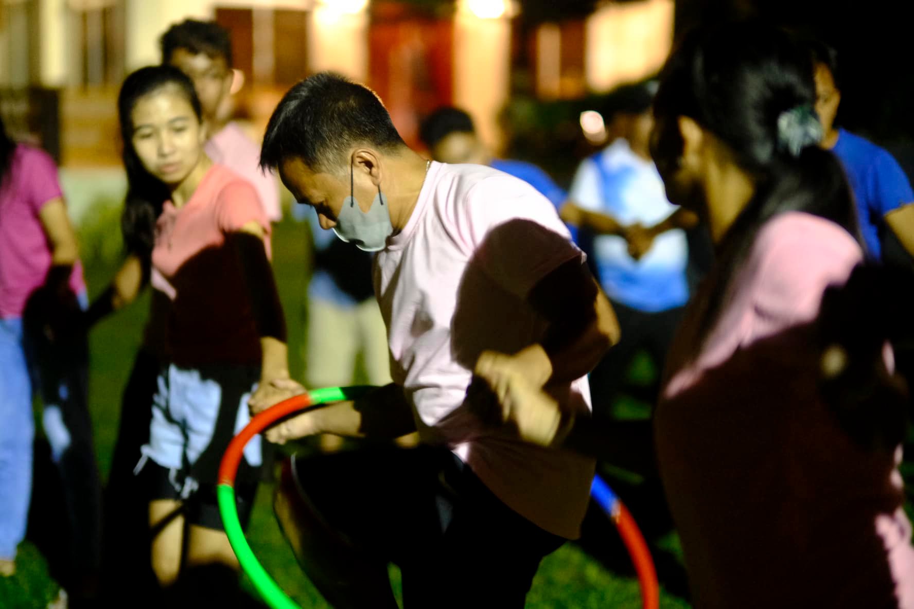 Team building under the moon.... - Woodside Farm & Waterpark