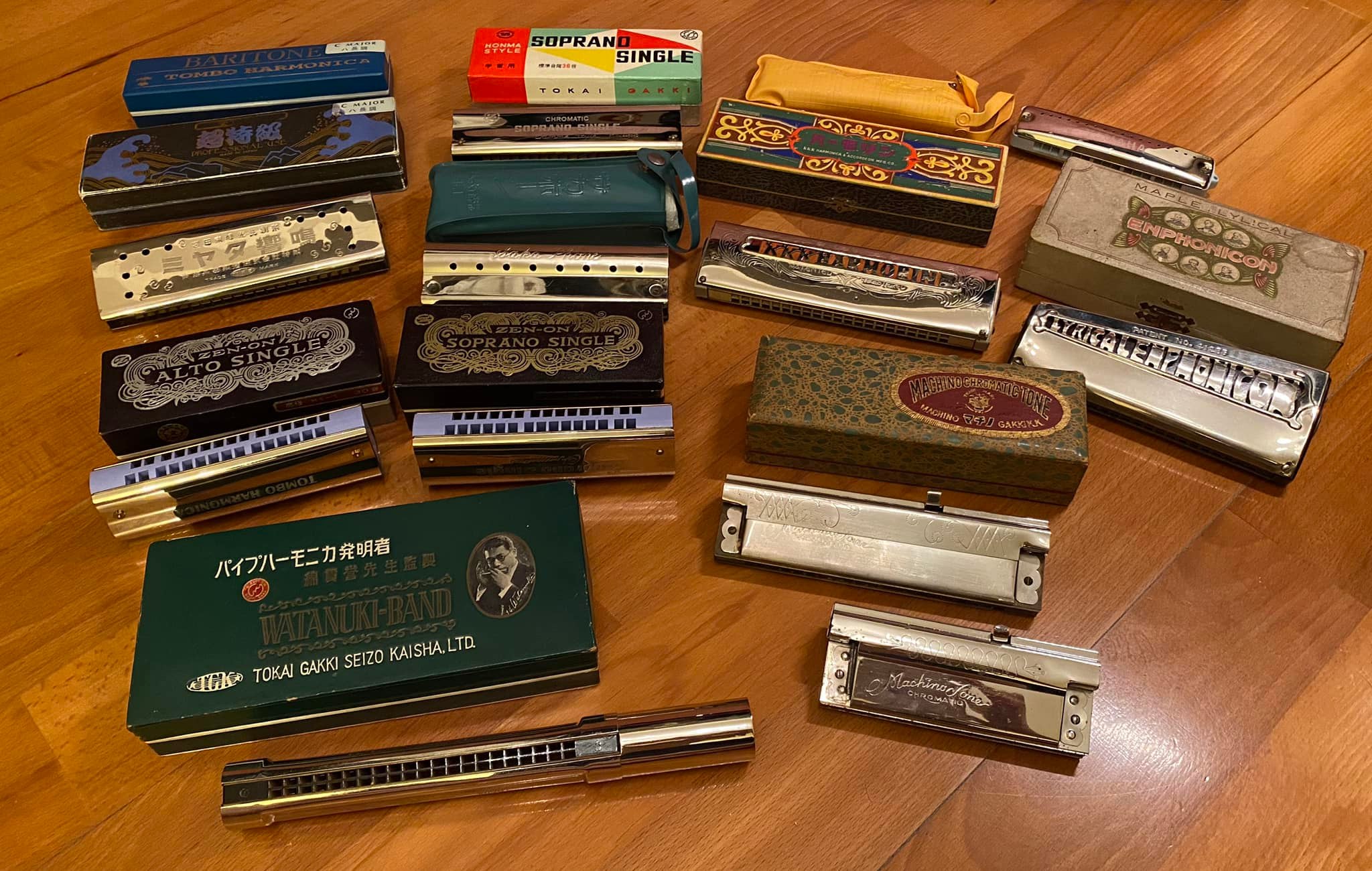 コレクション ENPHONICON harmonica 1920s Japanese Enphonicon tremolo harmonica review