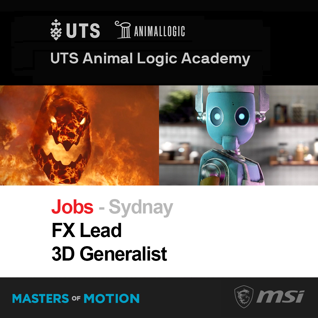 Masters - Masters Jobs : UTS Animal Logic Academy - Sydney - 3D ...