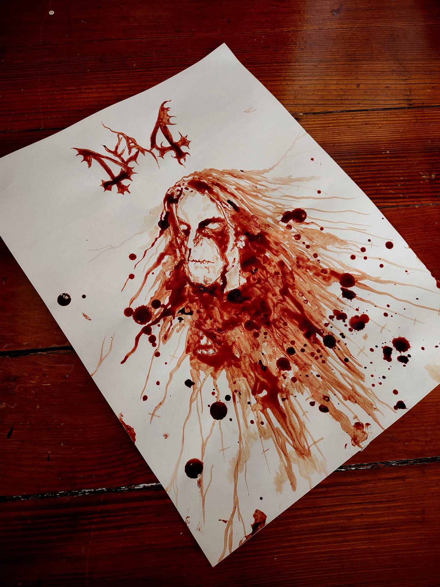 Jon Nödtveidt from Dissection painted with my blood SOLD