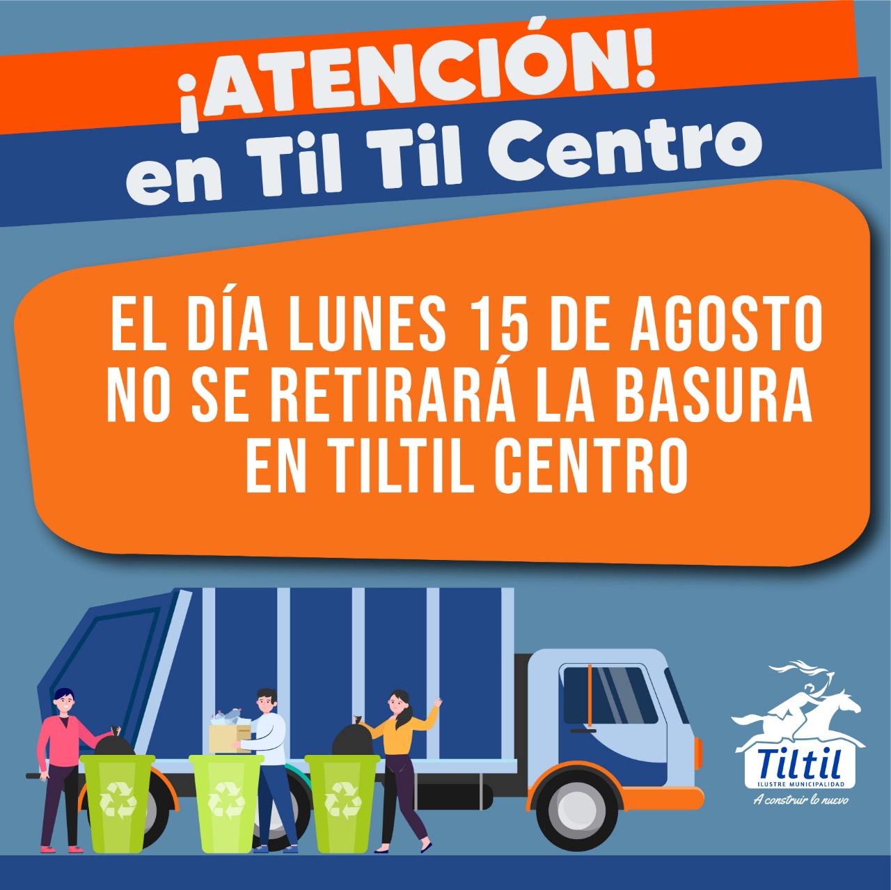 🟠 Debido al feriado de este... - Municipalidad de Tiltil
