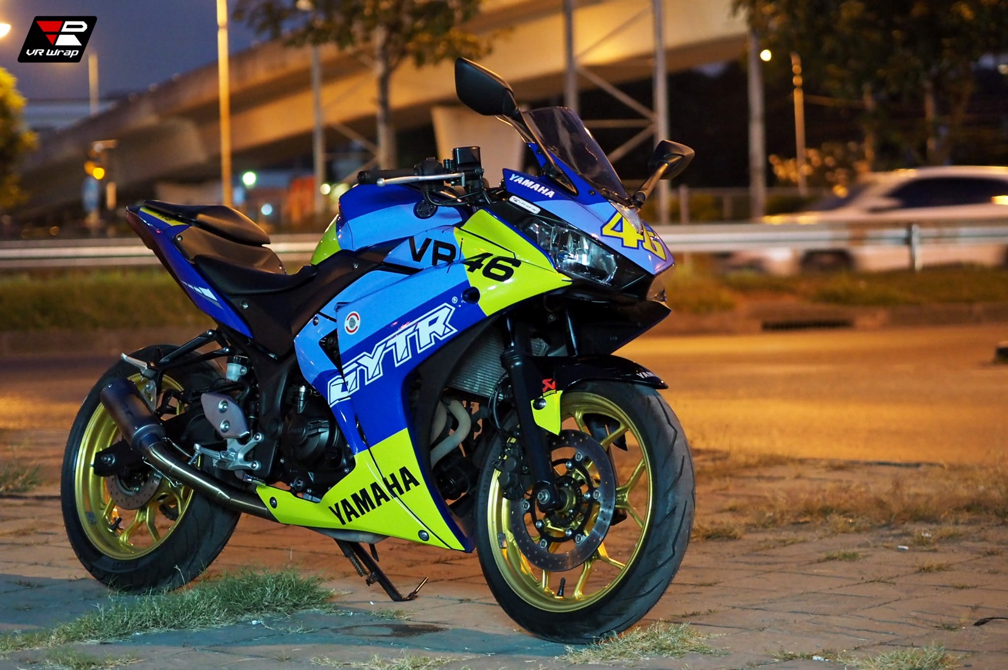 VR Wrap - Yamaha R3 ติดตั้งสติ๊กเกอร์ kit ลาย GYTR 2022... | Facebook