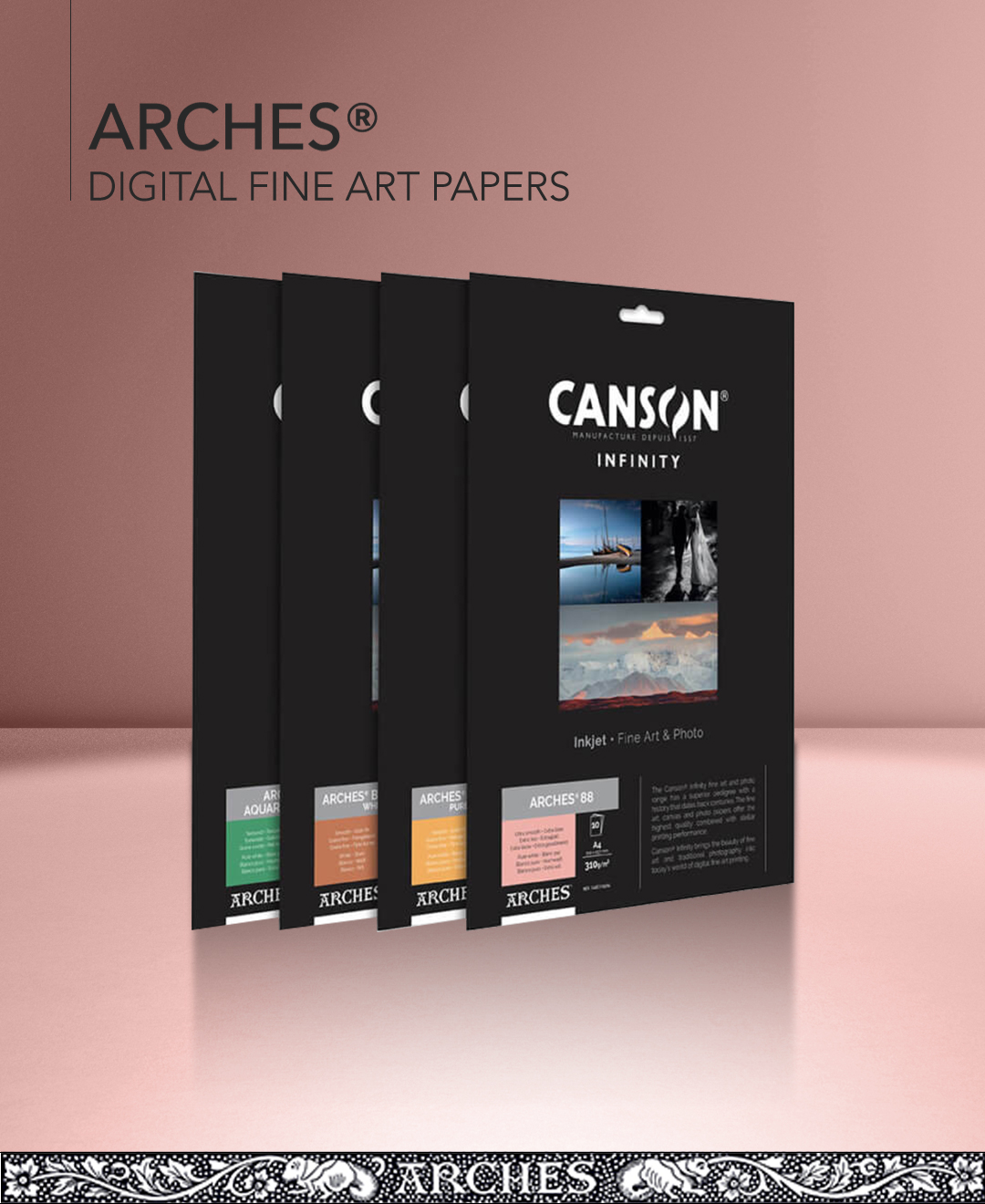 Canson Arches BFK Rives White A4 310g – Papier Fine Art 100