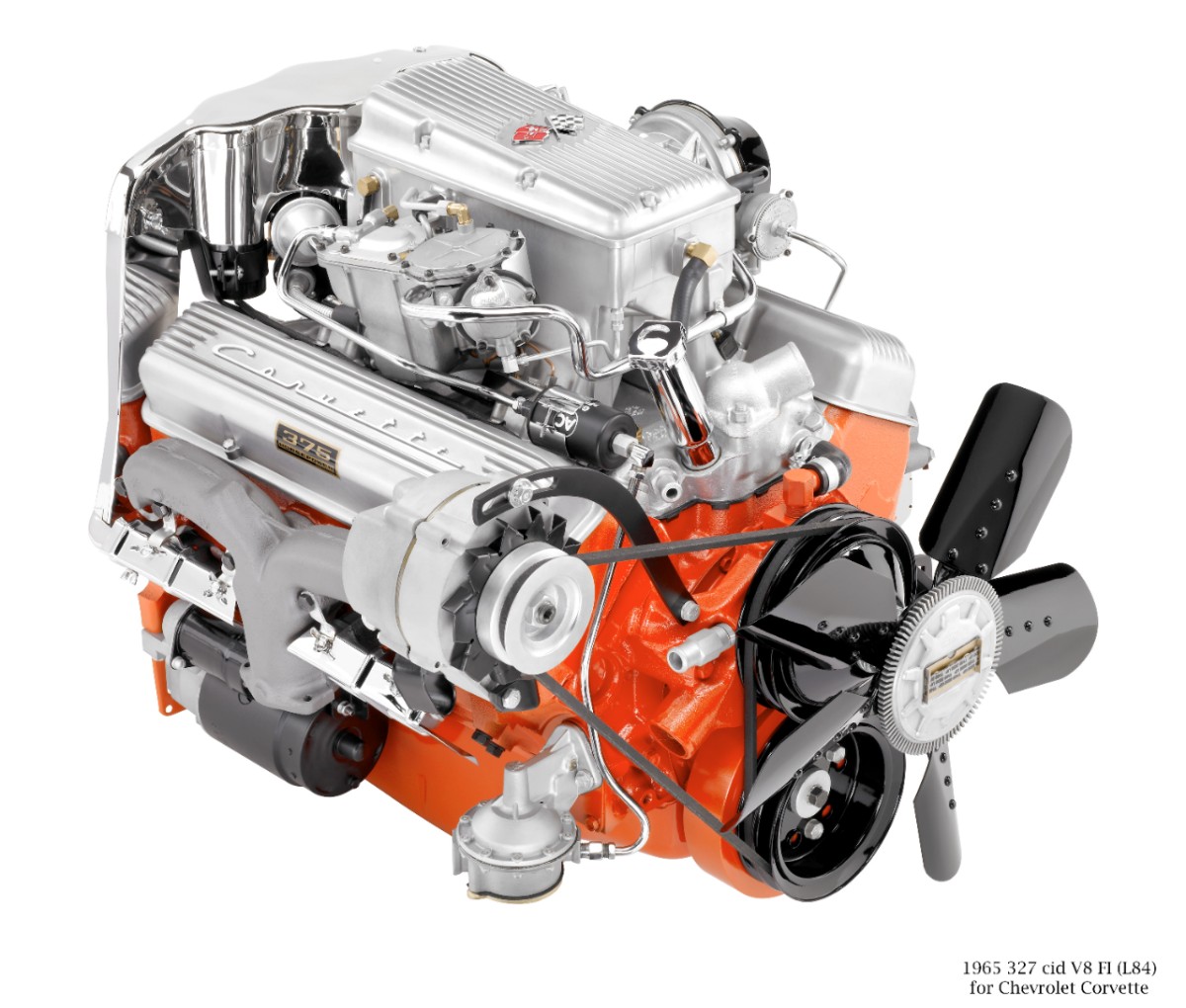 Corvette's iconic 327 cubic inch V8 engine debuted in 1962