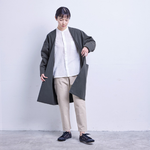 はっぴコート 日本人が昔から親しんできた労働着「はっぴ」に着想を得