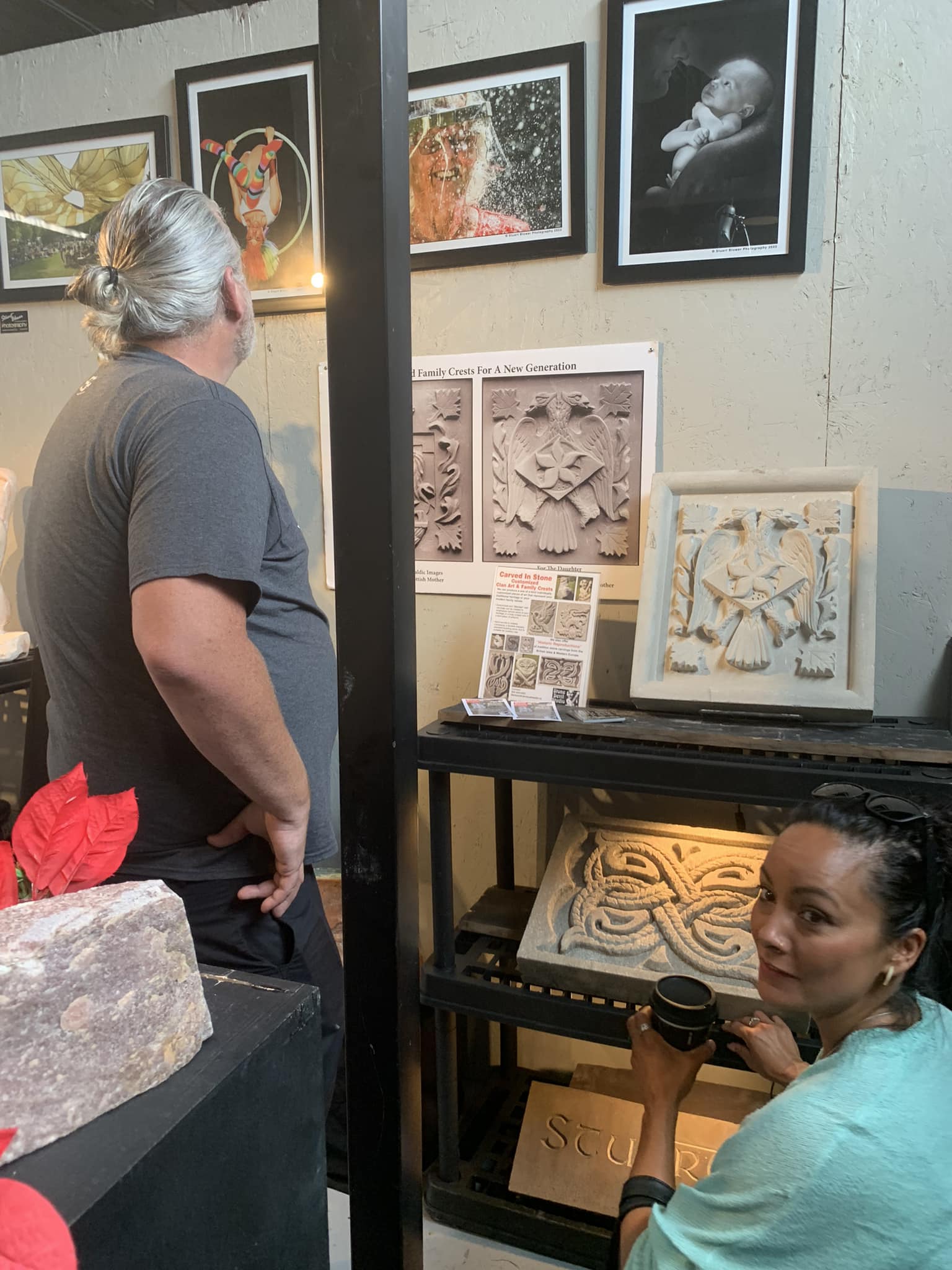 Sunday Morning ”Art Visitors” Rachel... - Stone Devil Studio