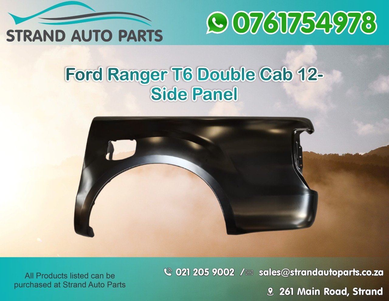 Ford Ranger T6 Double Cab Side Panels... - Strand Auto Parts | Facebook