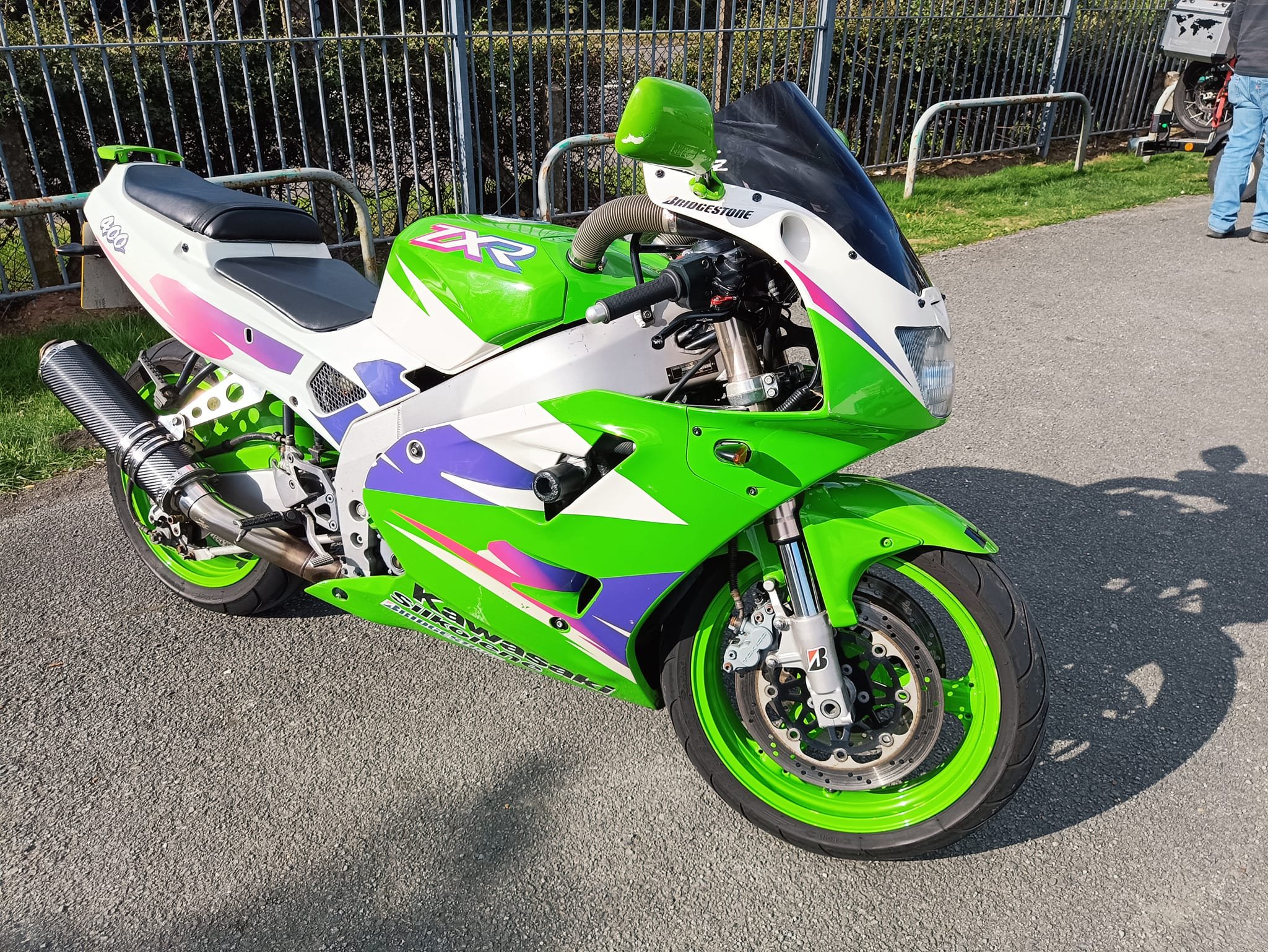 My 1997 zx11 all polished with full system Muzzy
