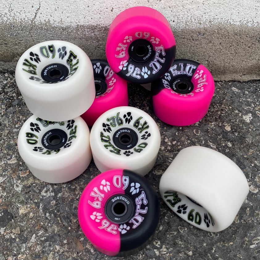 Dogtown K-9 wheels for speed and grip