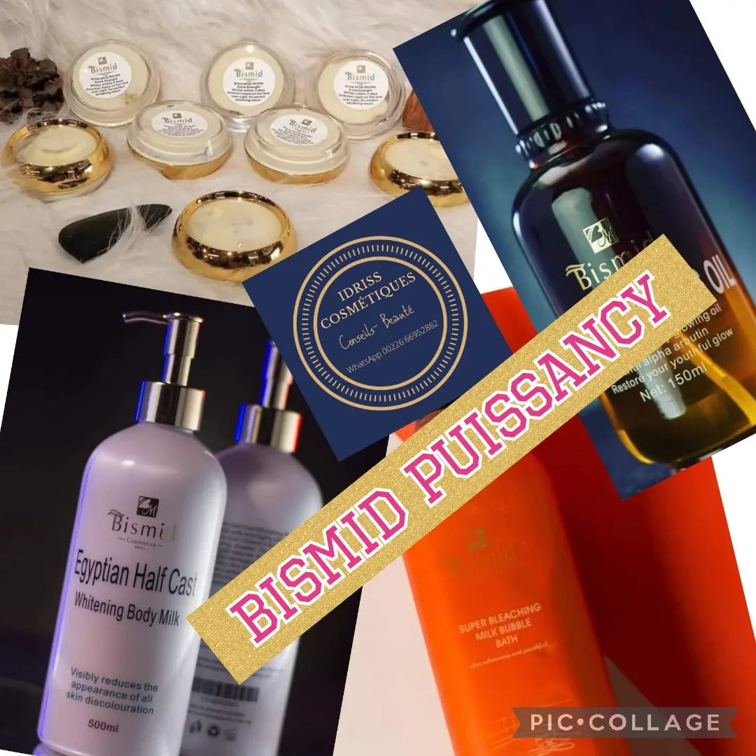 Crème Blanchissante Bismid MEGA BLAST - 500ML - Visage Et Corps - Naturelle