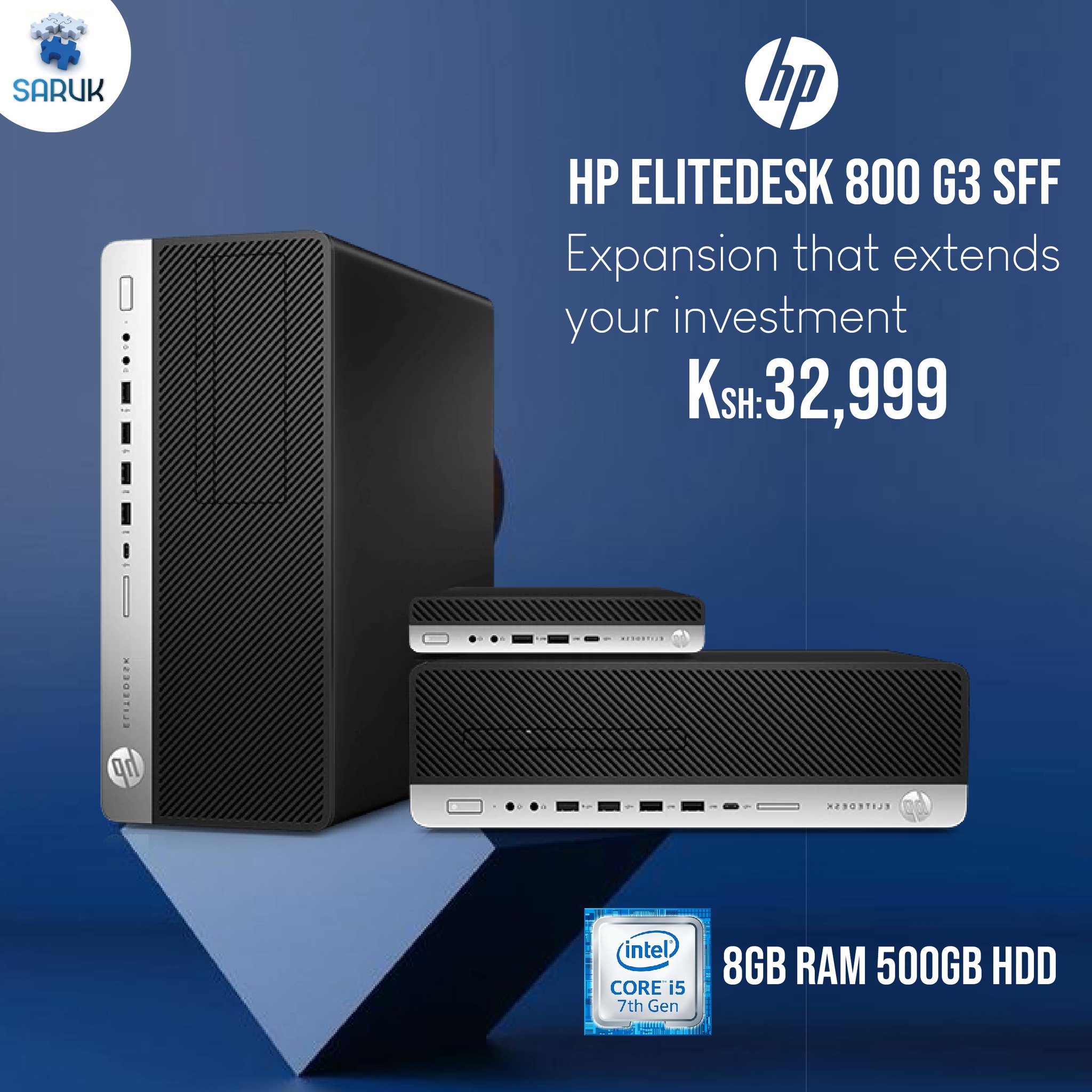 HP 800 G5 TWR i9-9900/32GB/256GB/HDD1TB