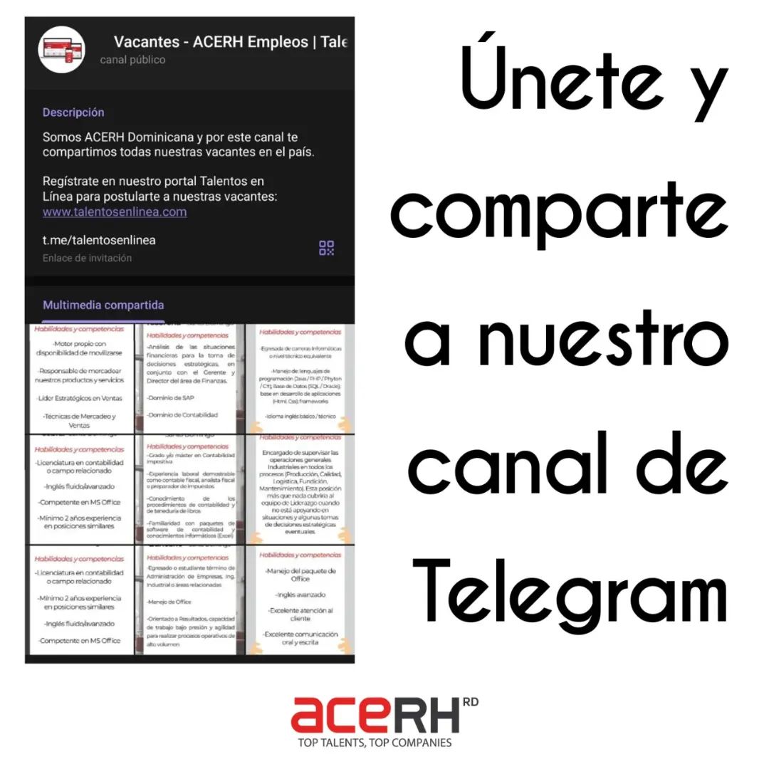 ACERH Únete y comparte nuestro canal de Telegram... Facebook