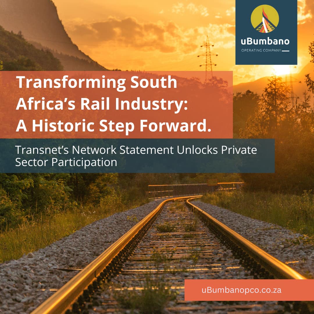 uBumbano - 🚉 A Transformative Step for South Africa’s Rail Industry 🚉 ...