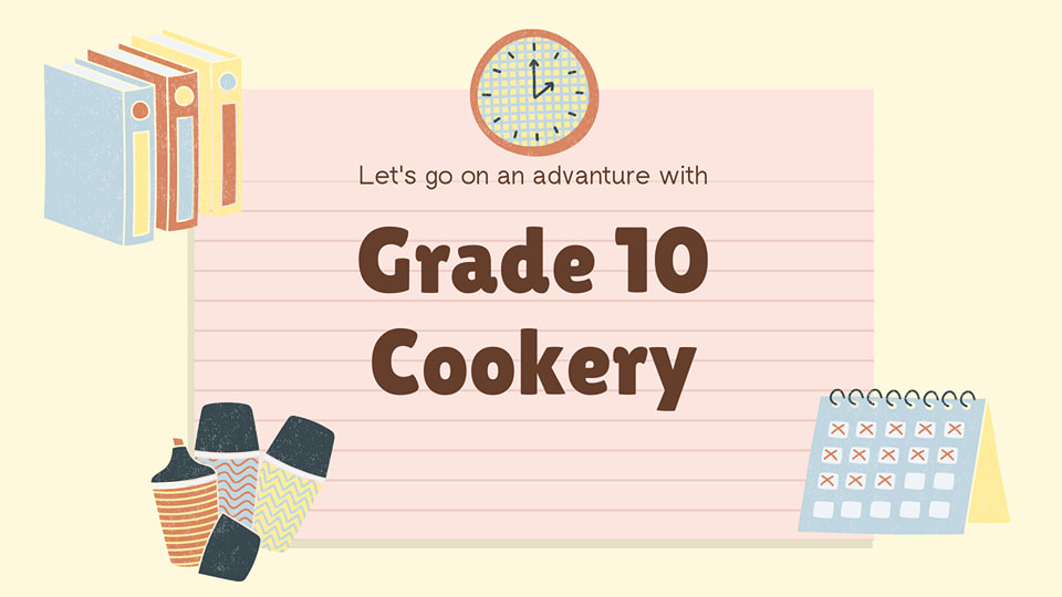 GRADE 10 TLE COOKERY | 4TH QUARTER TOS and EXAM | Facebook