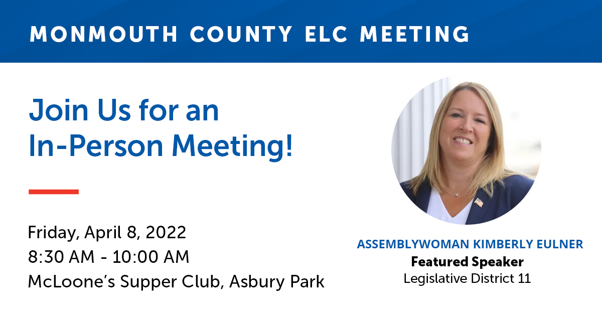 MODC - Friday, April 8th, join us for the Monmouth County ELC meeting ...