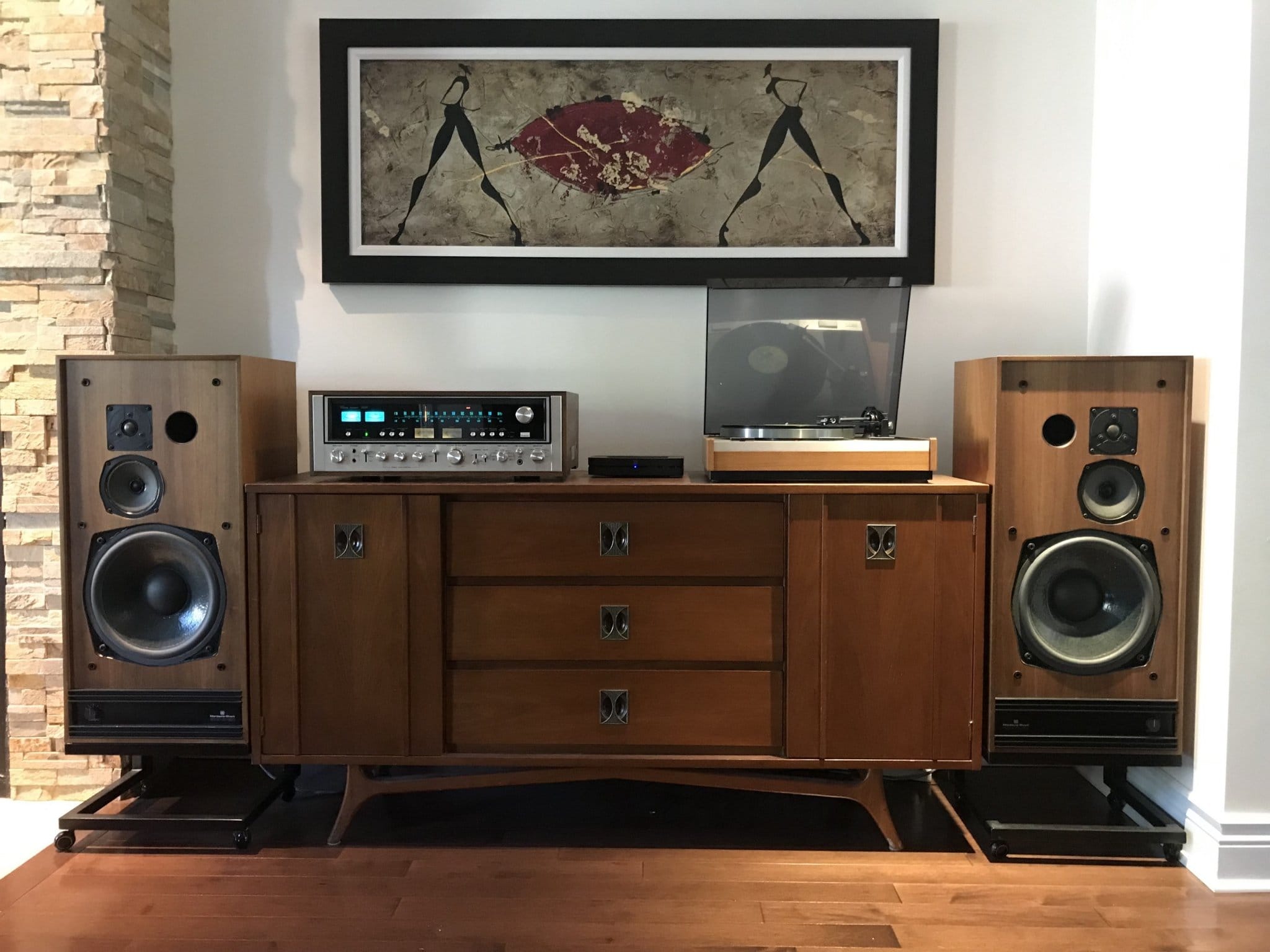Sansui 9090 (1976), Mordaunt Short Signifer speakers, (1979