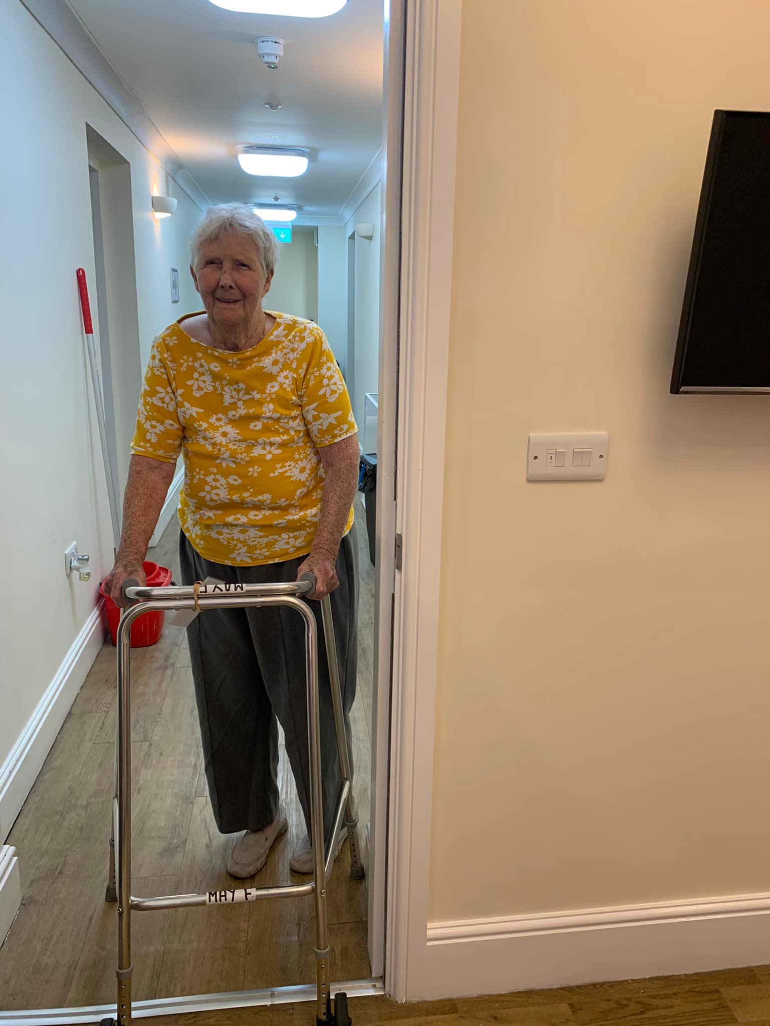 HR Carehomes - May got the first look at her newly painted...