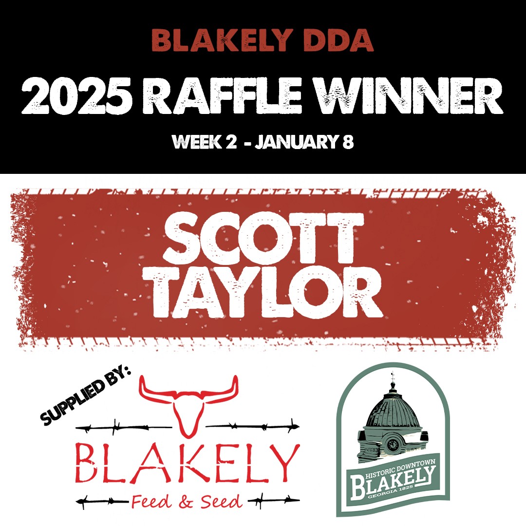 Congratulations to Week 2 Raffle... - Downtown Blakely | Facebook