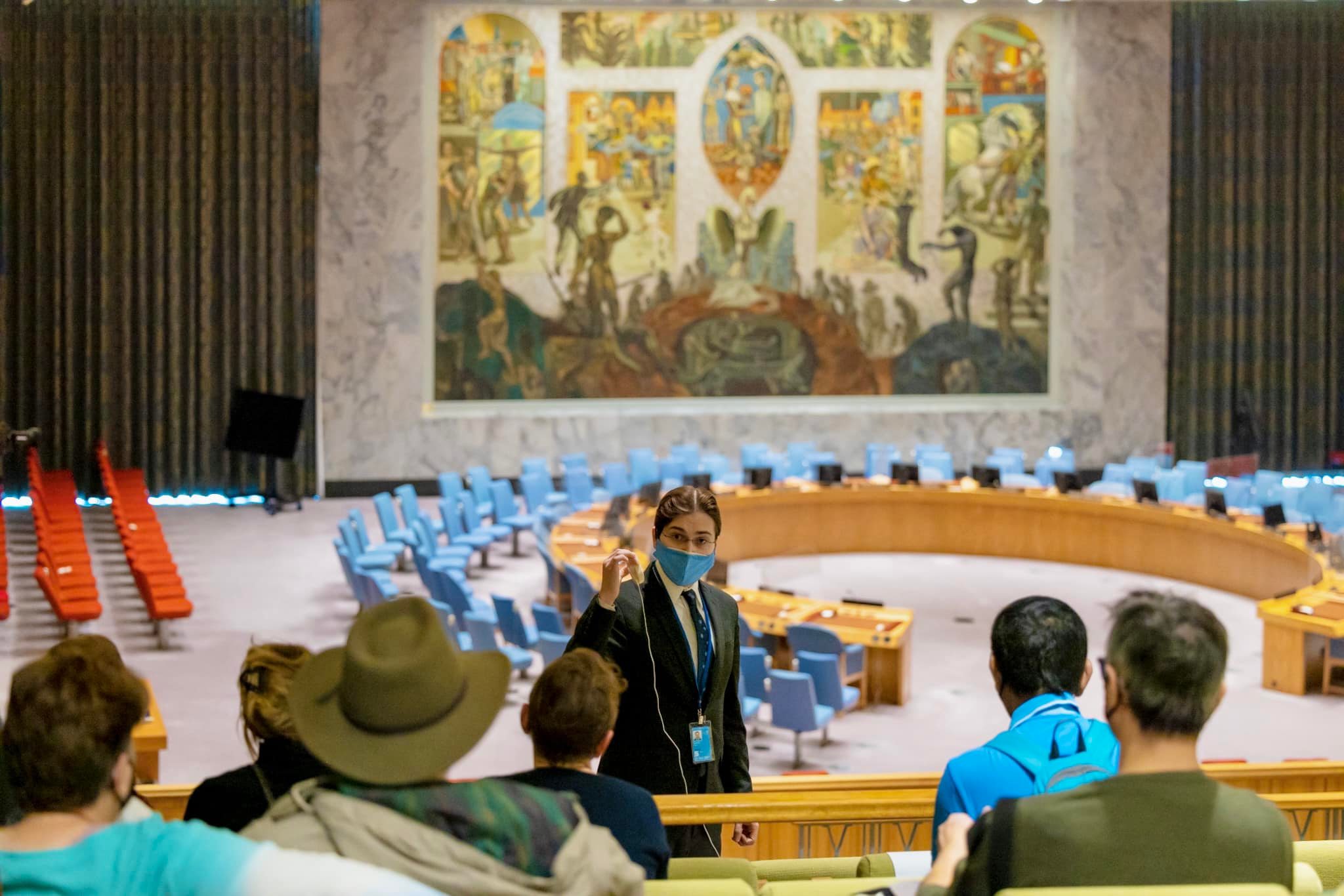 United Nations Visitors Centre - United Nations tour guide Oliver (#USA ...