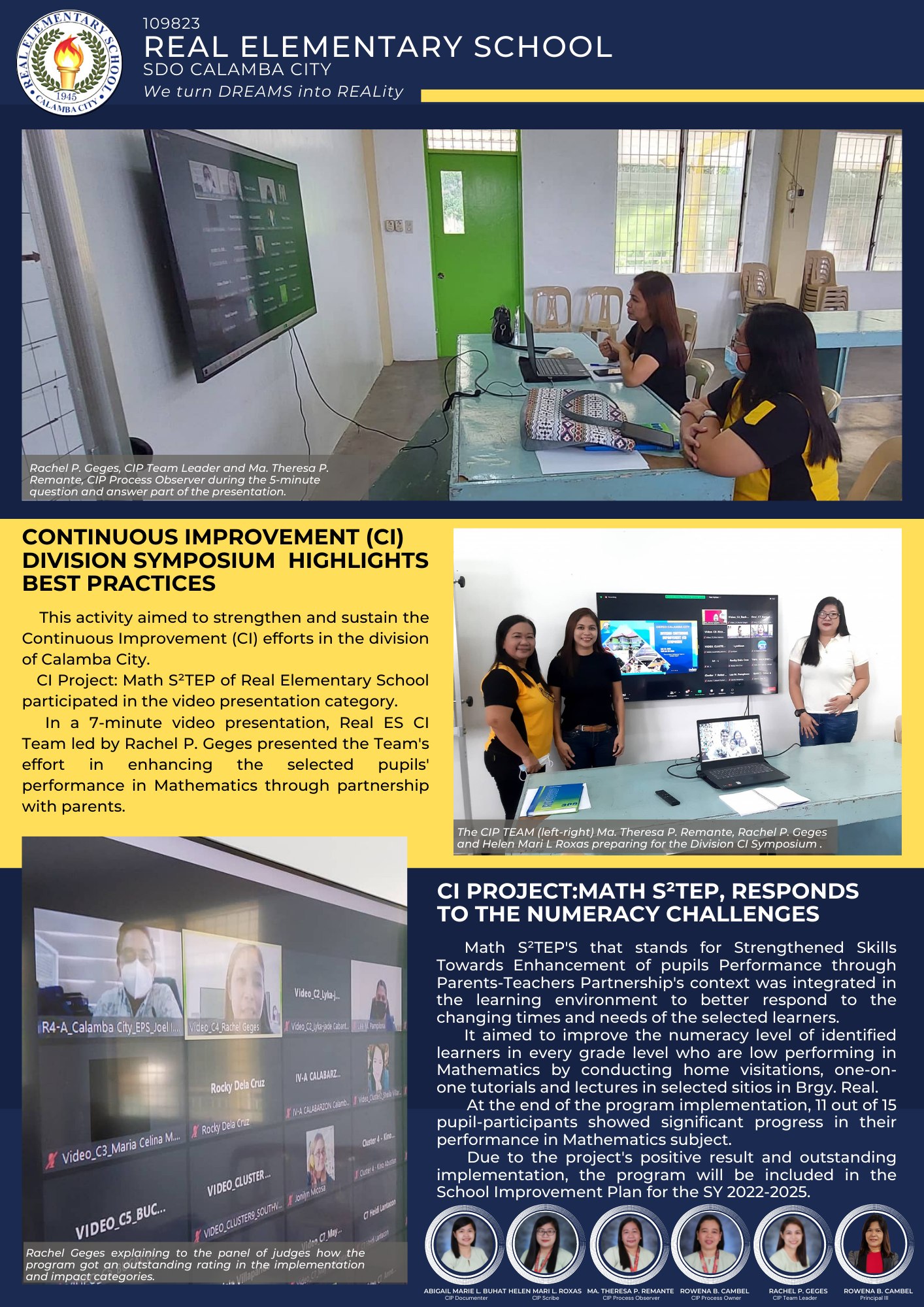 DepEd Tayo Real ES - Calamba City - Continuous Improvement (CI ...