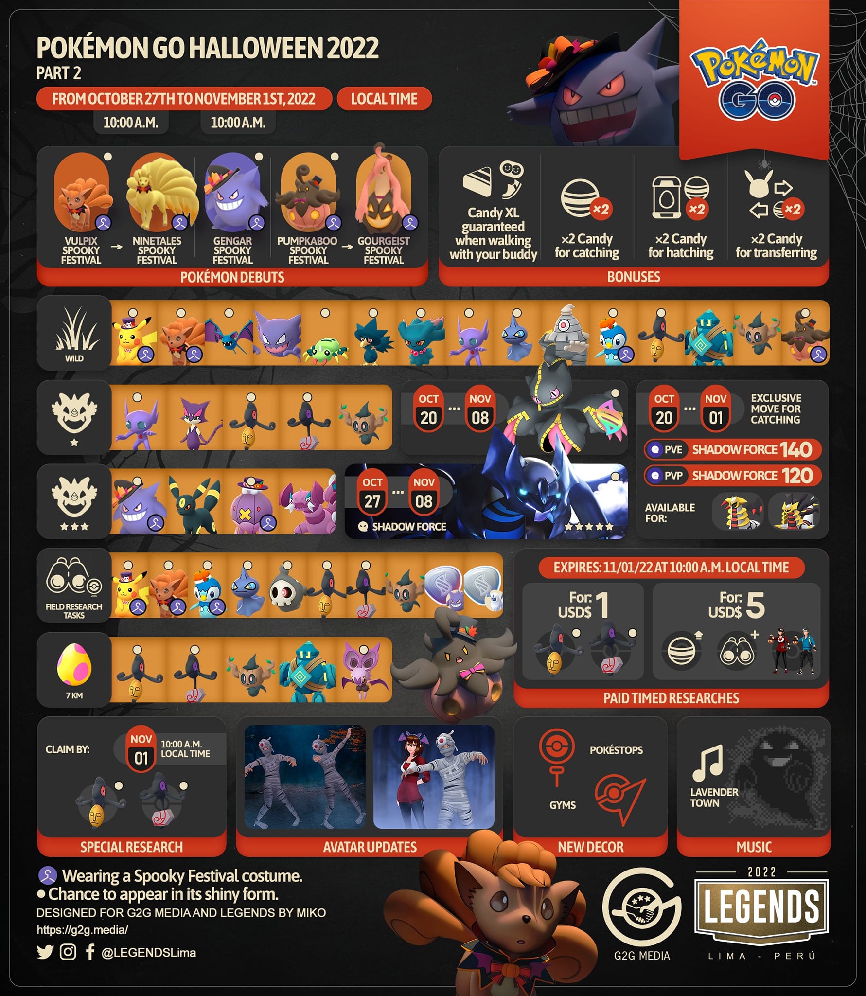 Compte Pokémon Go Avec Shiny XXS Teddiursa Halloween - Déjà Capturé, Prêt à Jouer