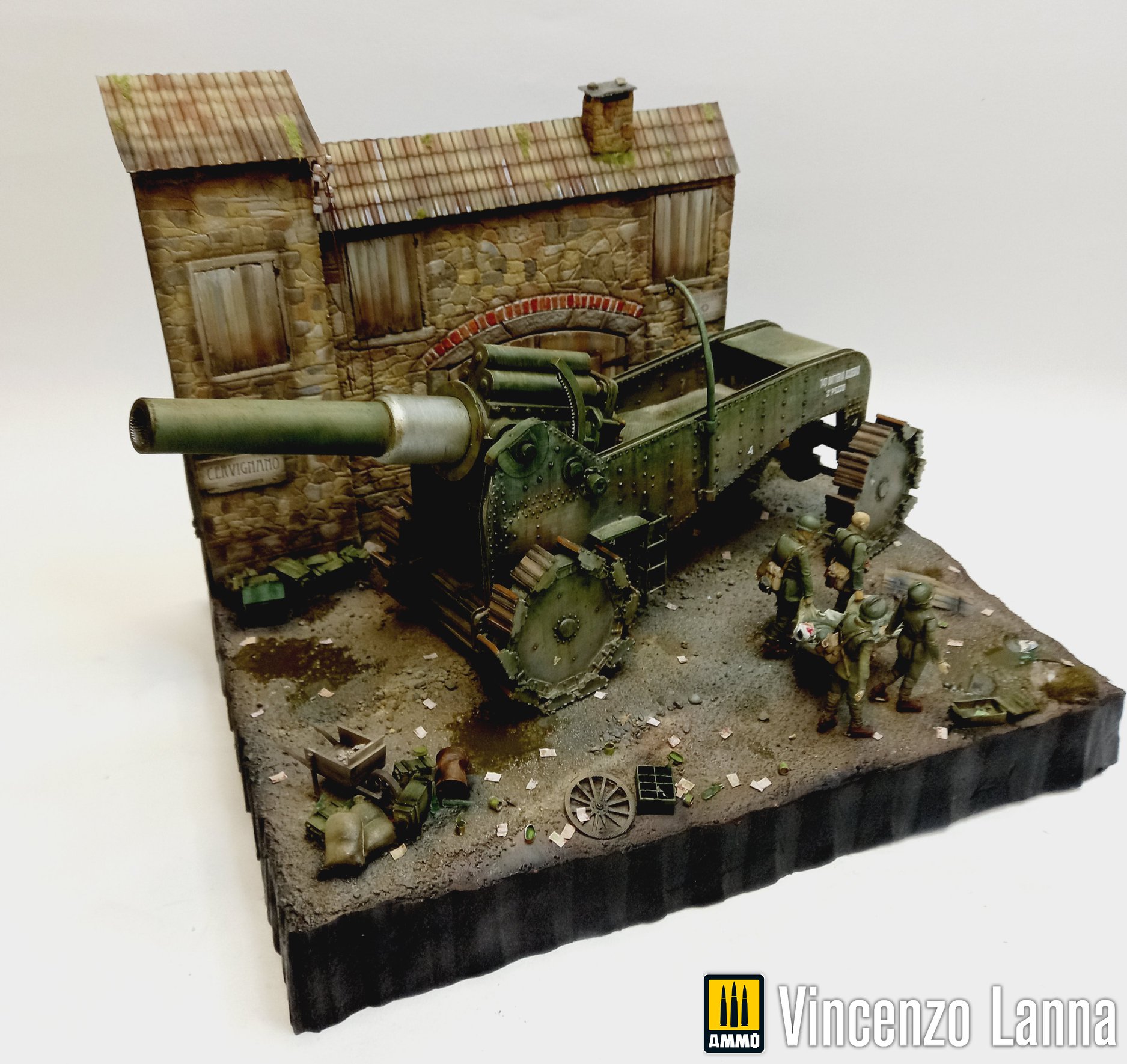 A great World War One #Diorama by Vincenzo Lanna using the 1/35