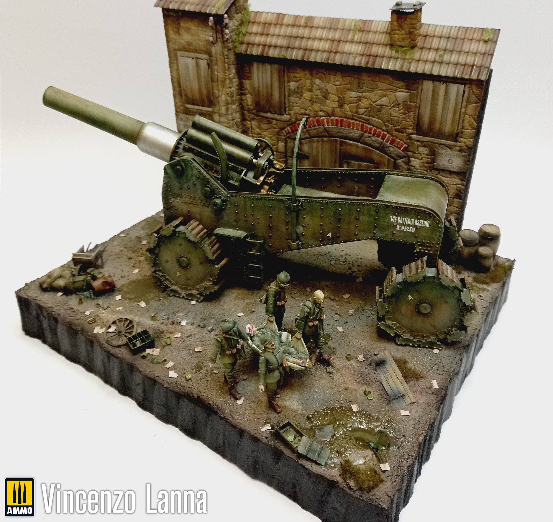 A great World War One #Diorama by Vincenzo Lanna using the 1/35