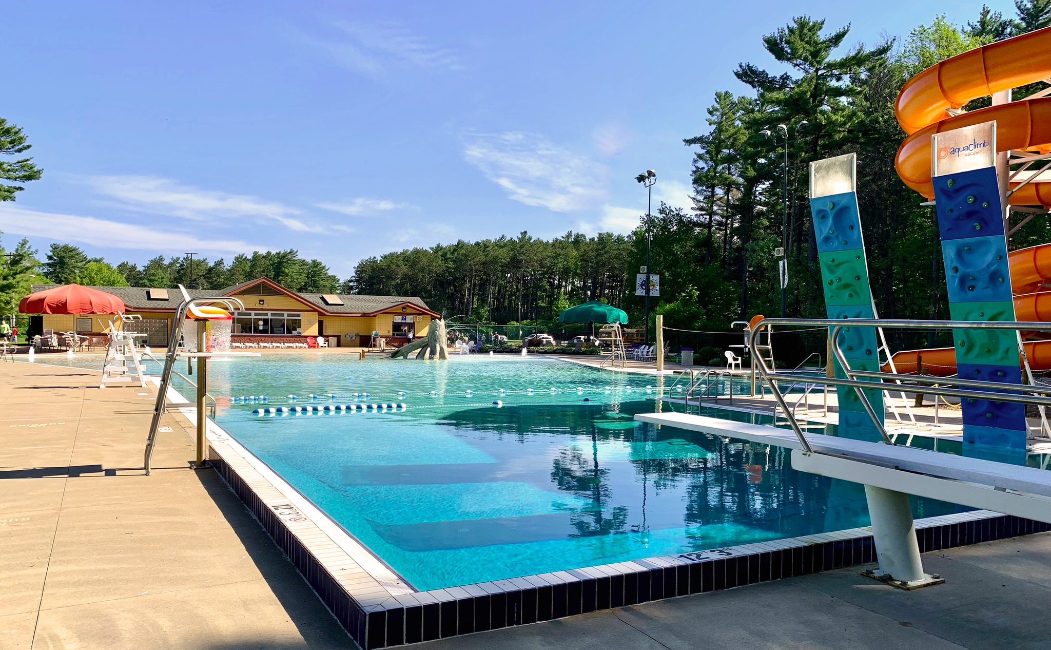 Rothschild/ Schofield Aquatic Center - Looks like we're in for a ...