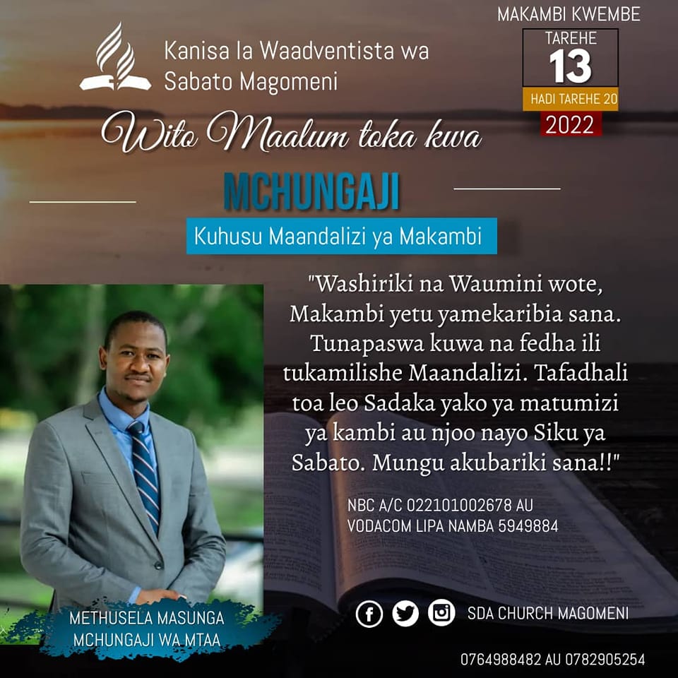 Magomeni Seventh-Day Adventist Church | Dar es Salaam