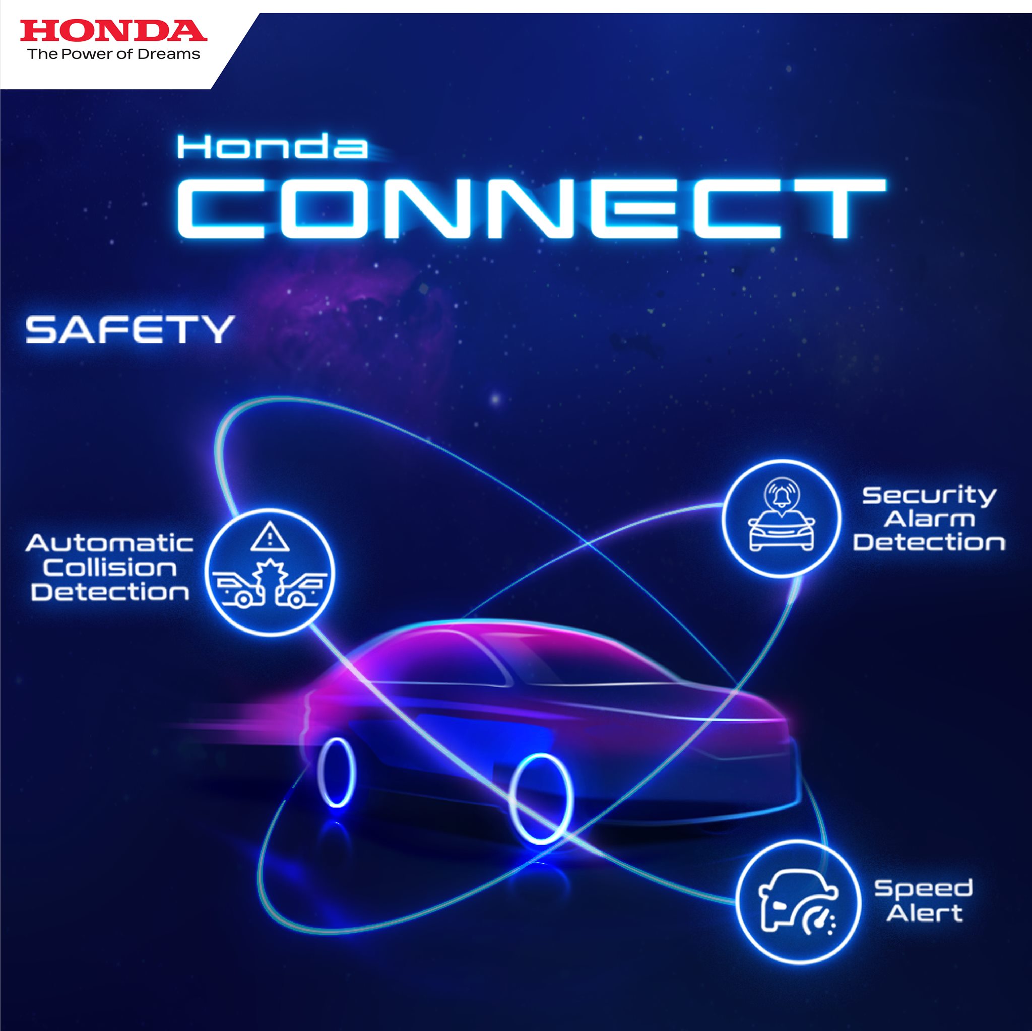 Honda Malaysia Safety Has Always Been Honda S Priority Honda Connect Always Ensures Your Safety On The Road With Our Advanced Next Gen Technology Automatic Collision Detection Where Your Honda Calls