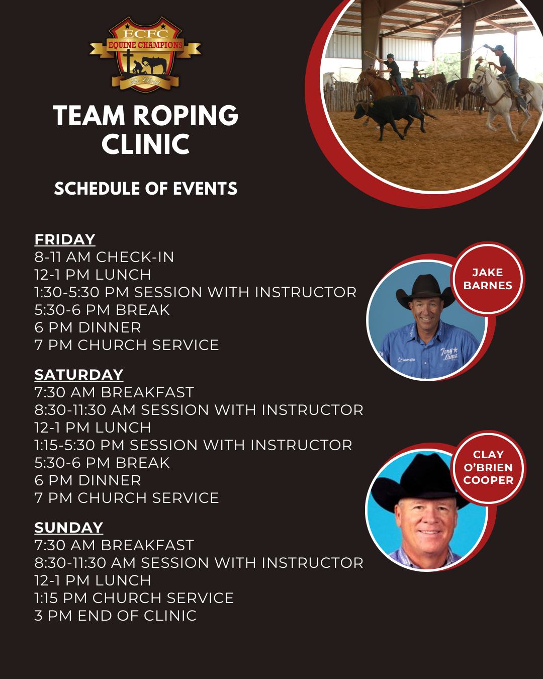 Equine - The countdown to our Team Roping Clinic is on! Here's a ...