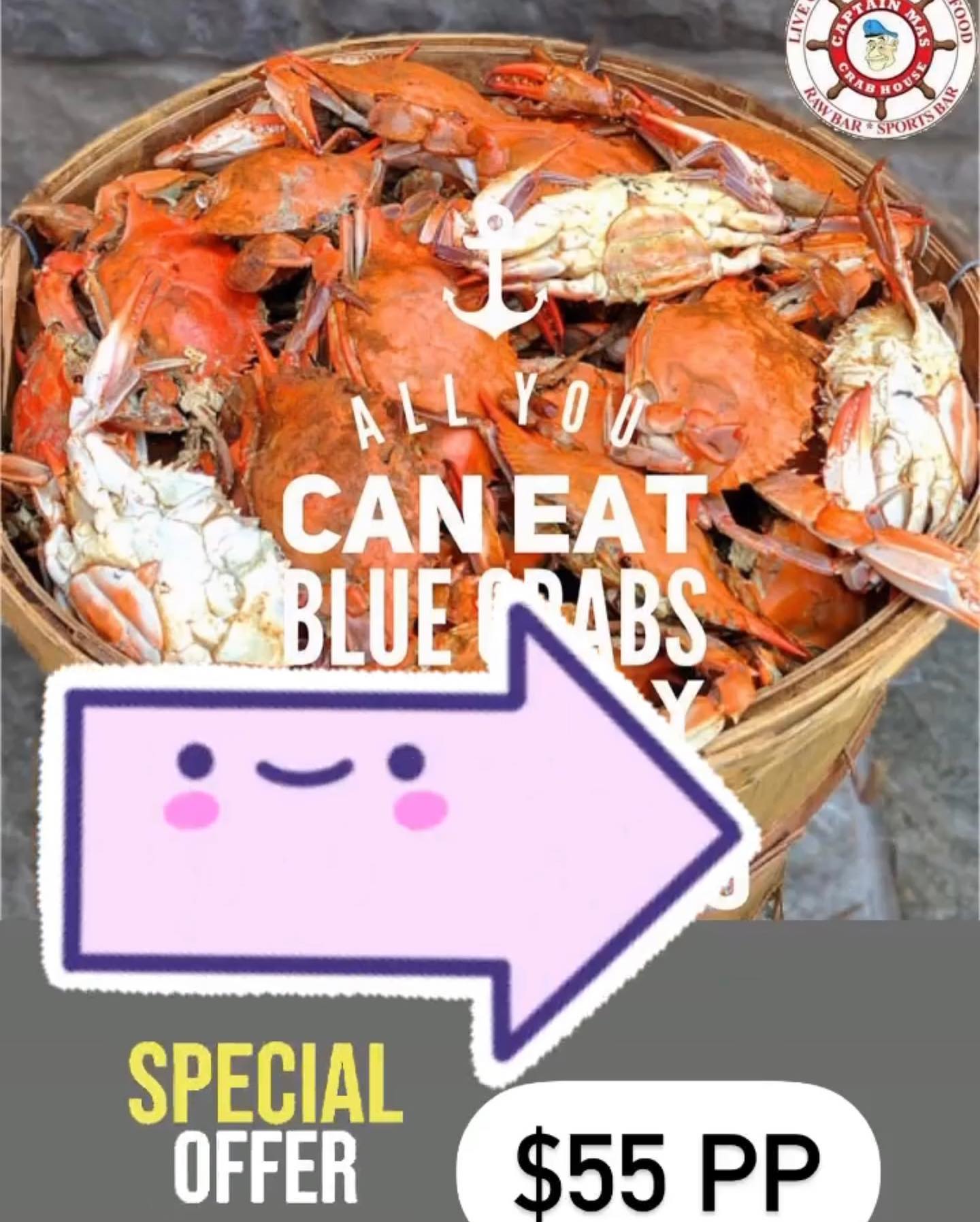 ‼️ALL YOU CAN EAT BLUE... - Captain Mas Seafood & Crab House
