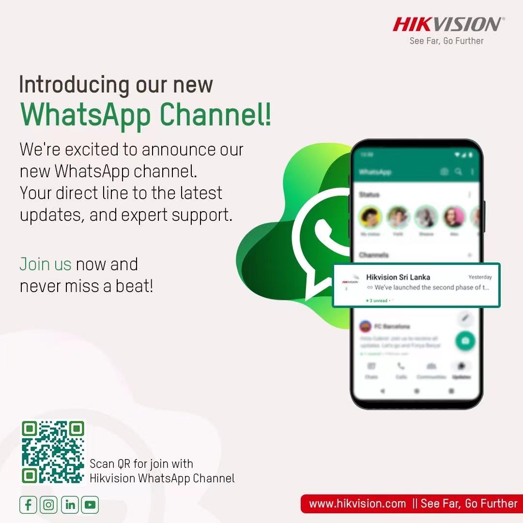 Hikvision Sri Lanka WhatsApp Channel... - Hikvision Sri Lanka | Facebook