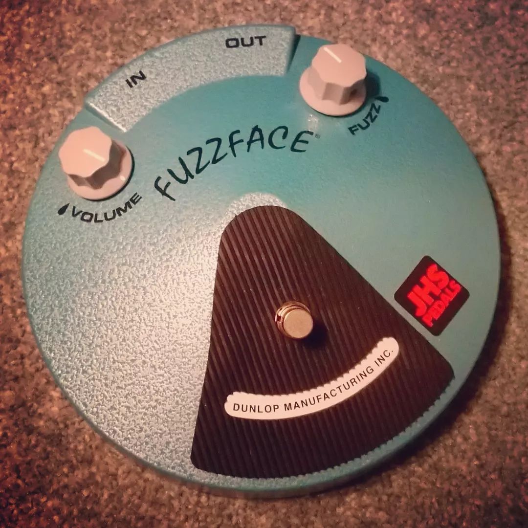 Customized JHS 3 series fuzz pedal by a guitar player's son