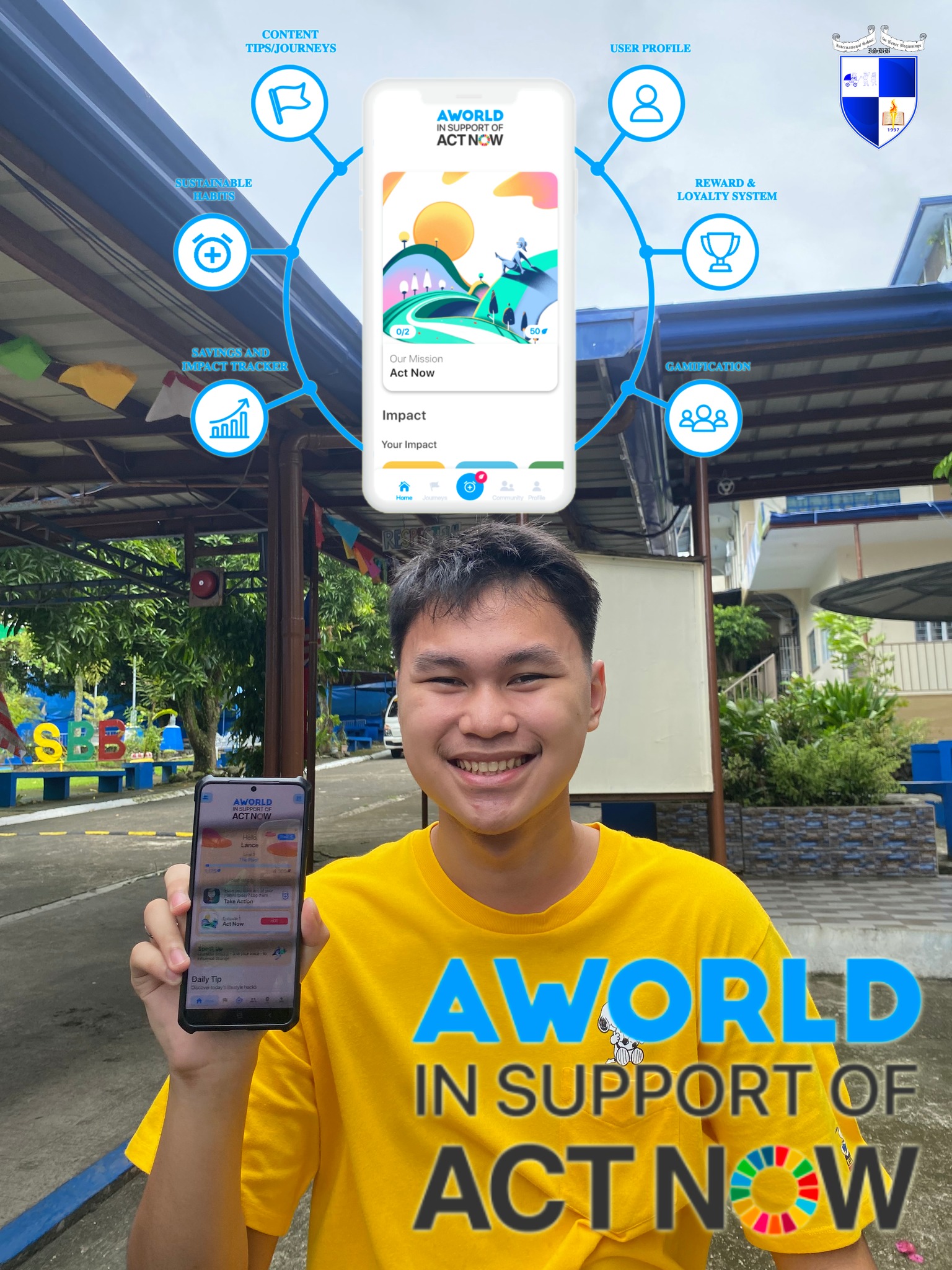 ISBB - Make sure to log your SDG actions on the AWORLD...