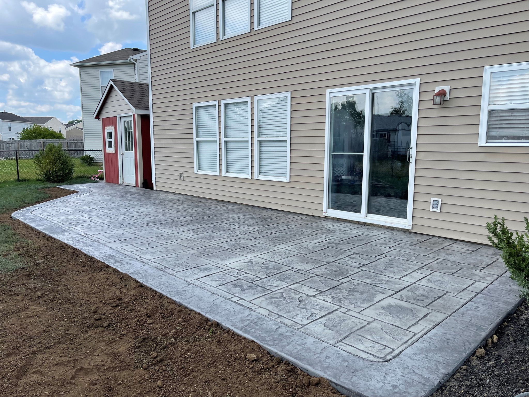 Love this before and after! - Indy Decorative Concrete | Facebook