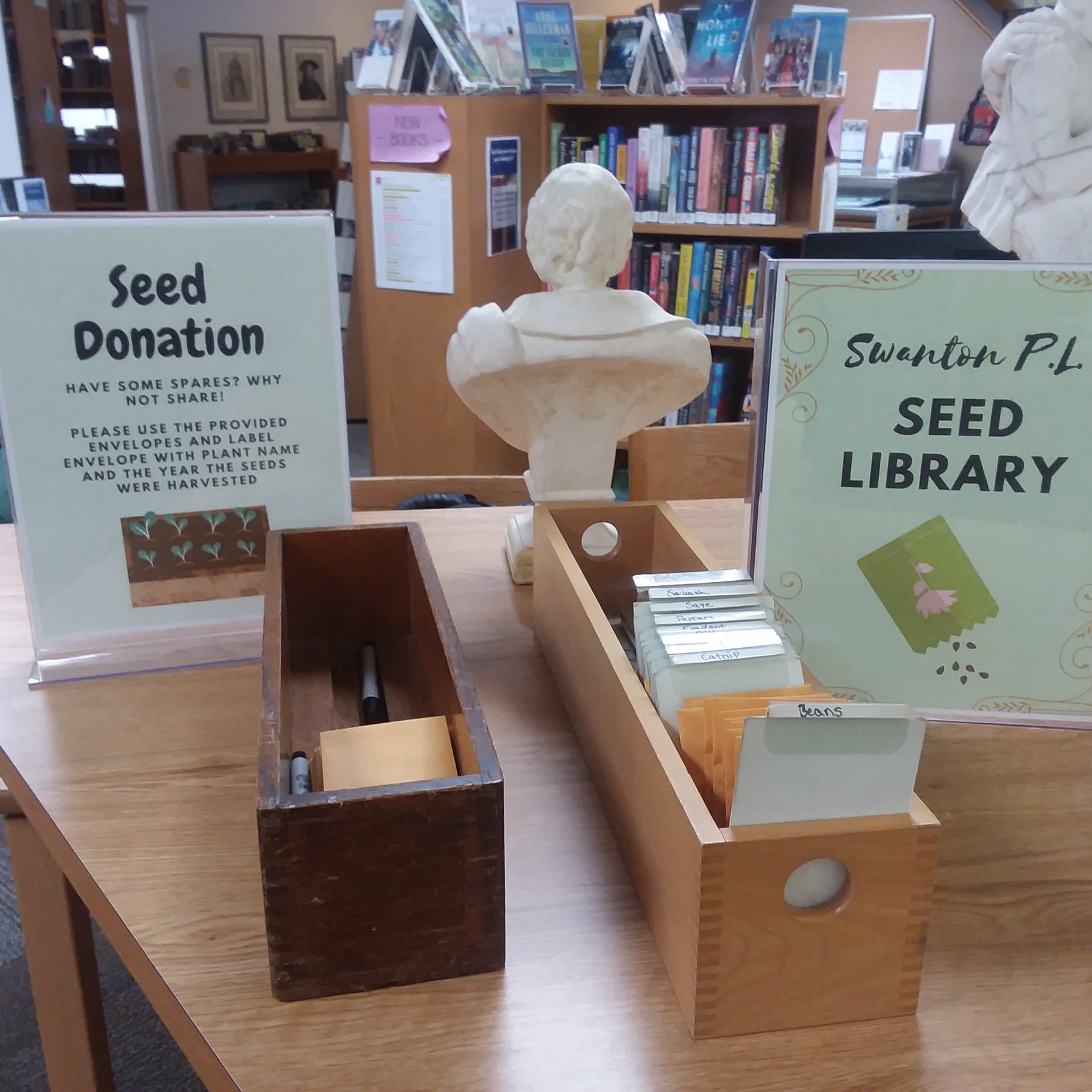 We're hard at work behind the... - Swanton Public Library | Facebook