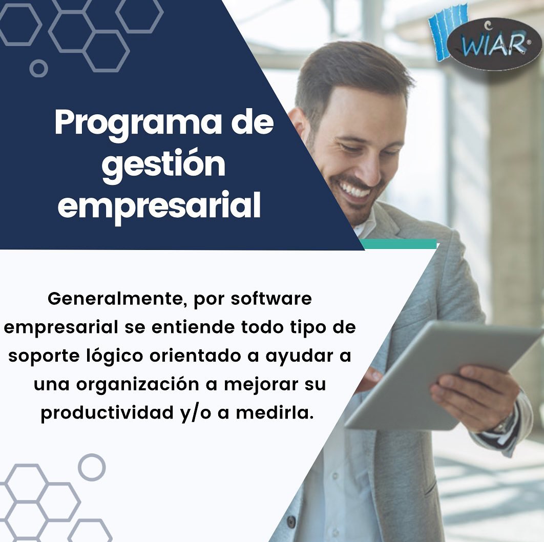 WIAR - ¿Sabes qué es un programa de gestión empresarial?... | Facebook
