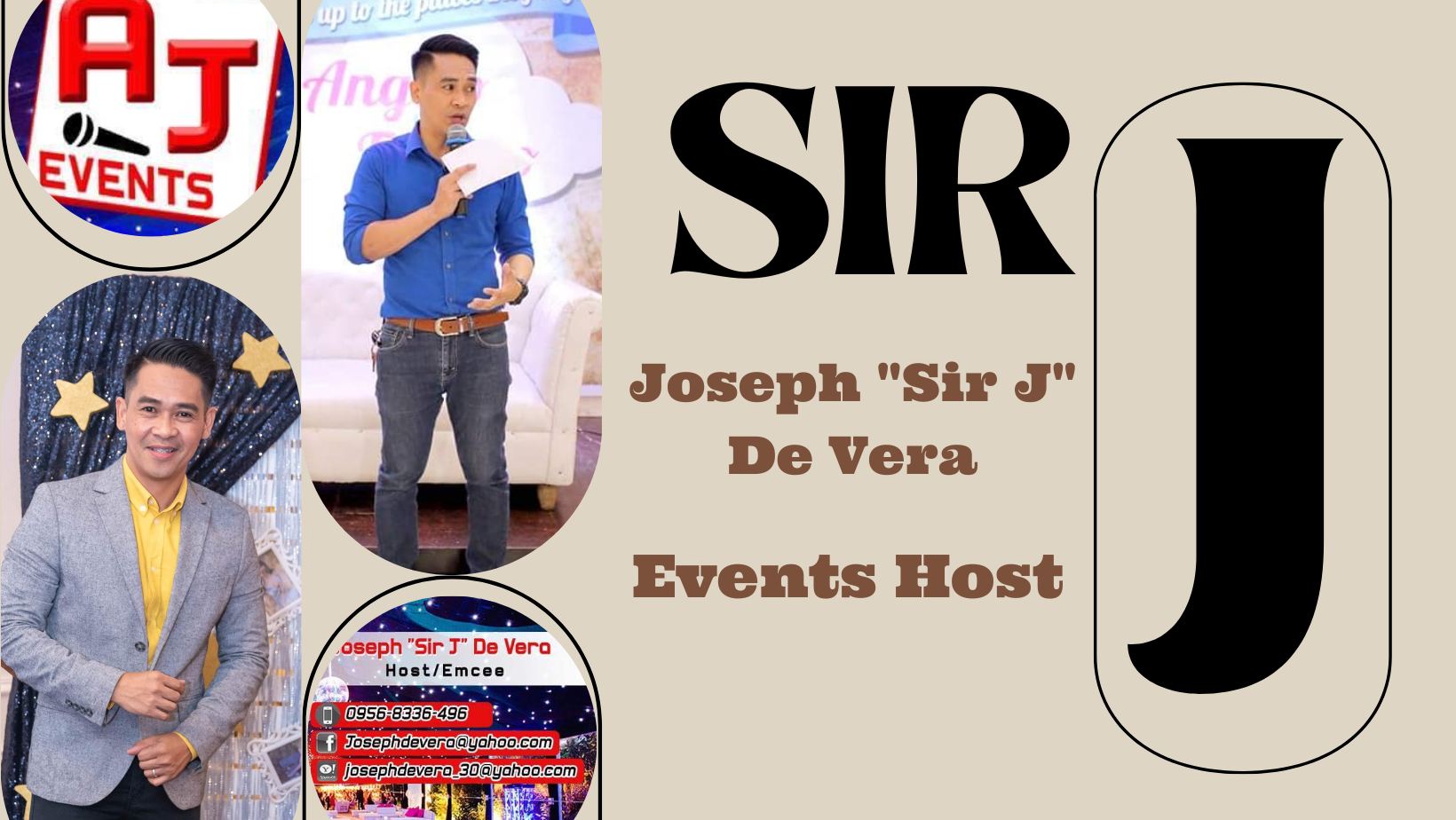 Sir J Events Host | Bacoor