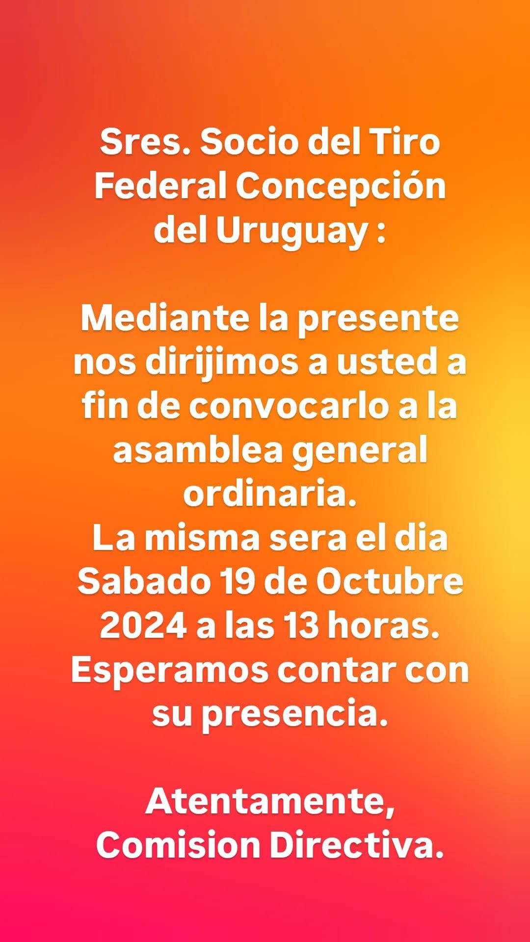 Tiro Federal Concepción del Uruguay | Concepción del Uruguay
