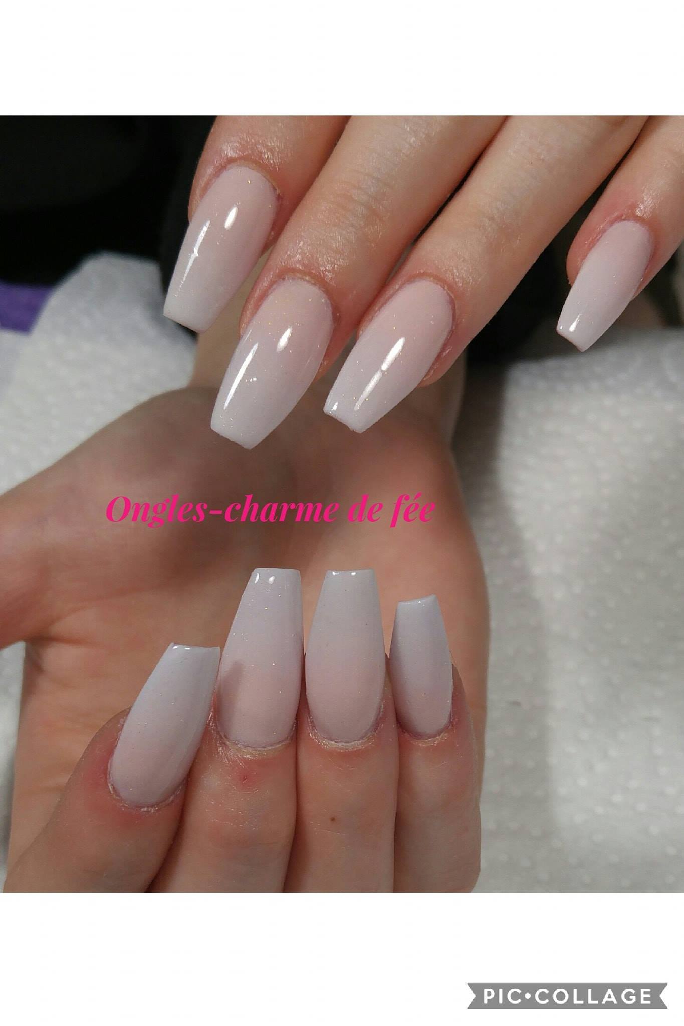 Ongles Degrade Rose Et Blanc