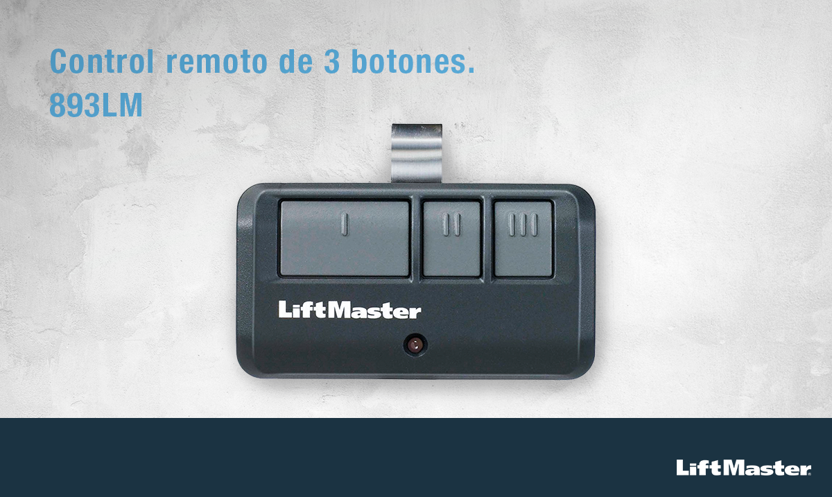 El control remoto de 3 botones 893LM es... - LiftMaster LATAM | Facebook