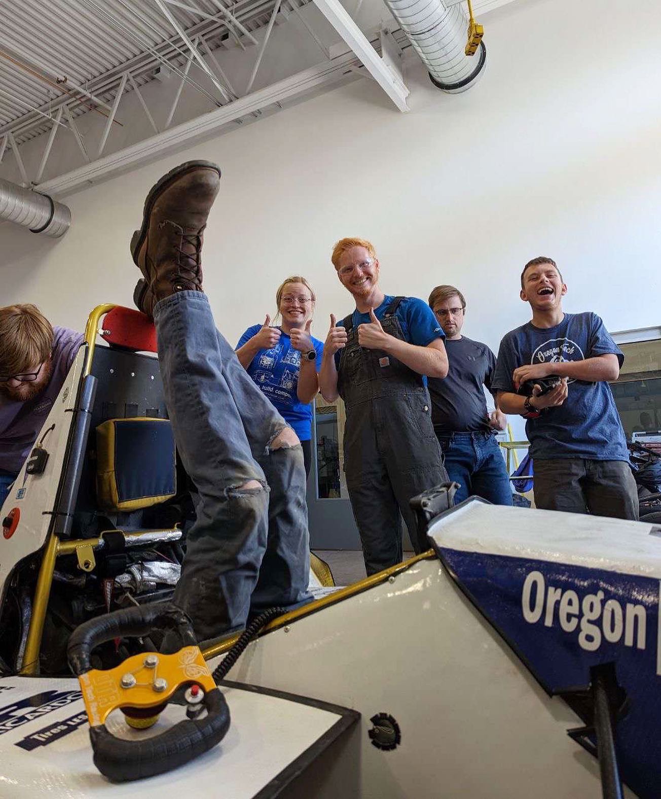 Oregon Tech - The Formula S.A.E. and Baja racing teams had...