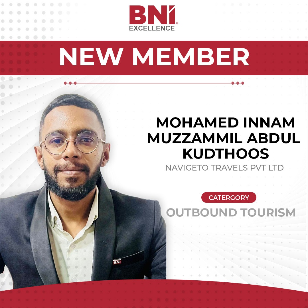 BNI Excellence - We welcome Innam Muzzammil from Navigeto... | Facebook
