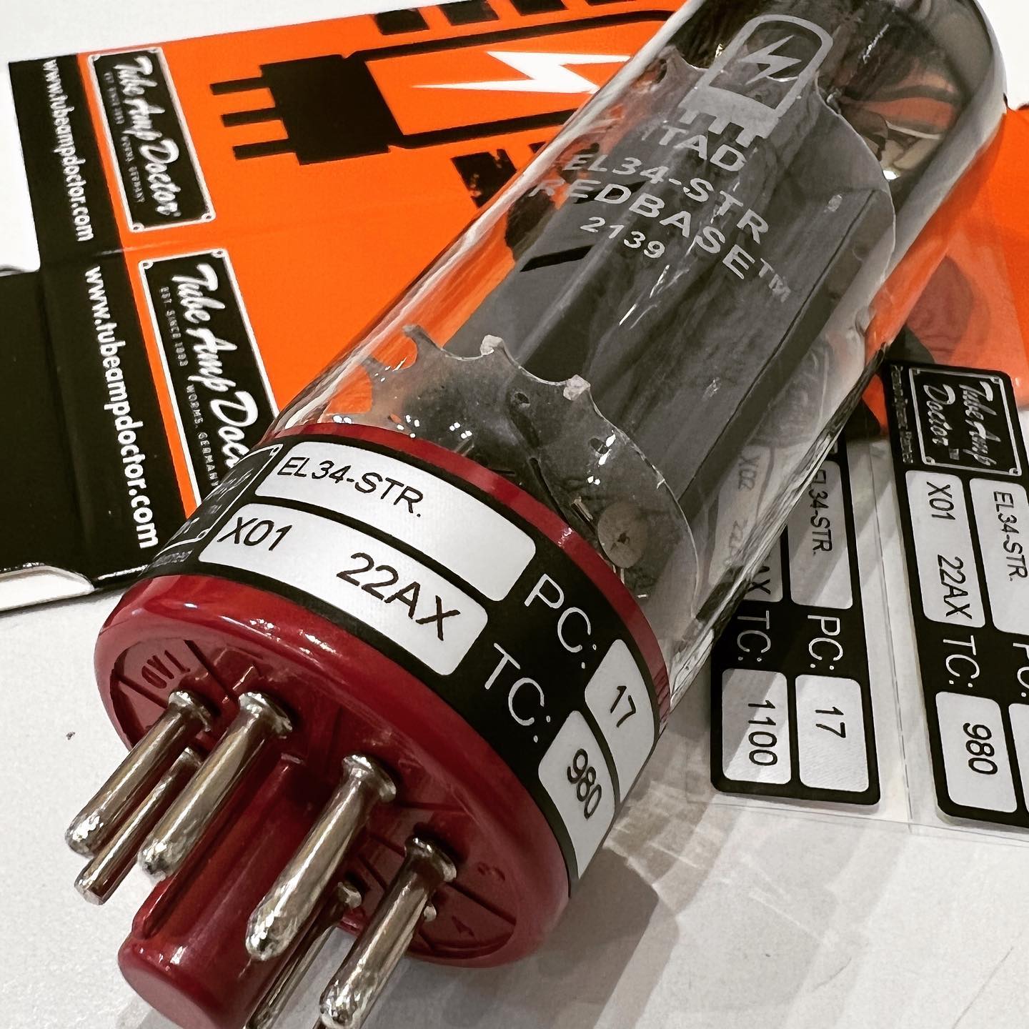 TAD EL34STR Redbase tubes review for Friedman 100 Deluxe